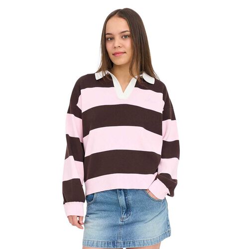 Huffer Slouchy Knit Polo